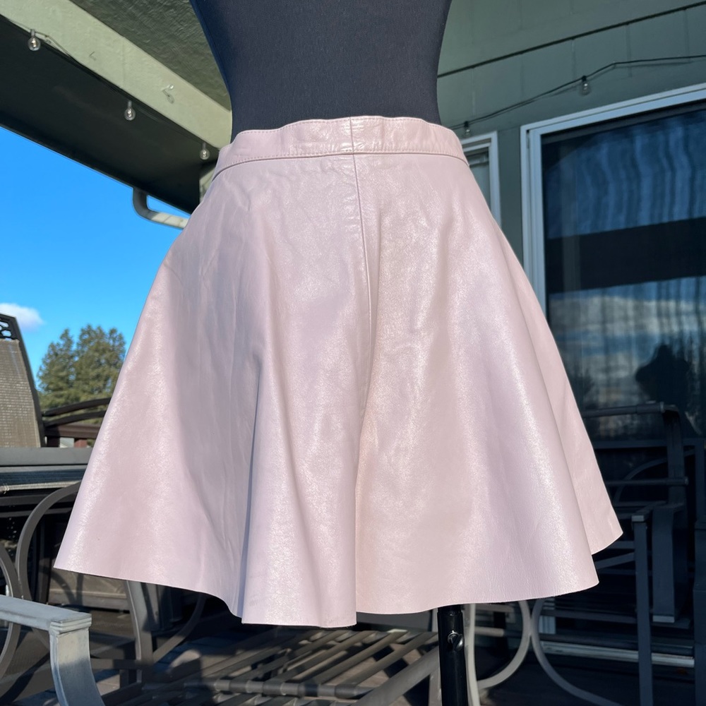 Genuine Leather American Apparel skirt
